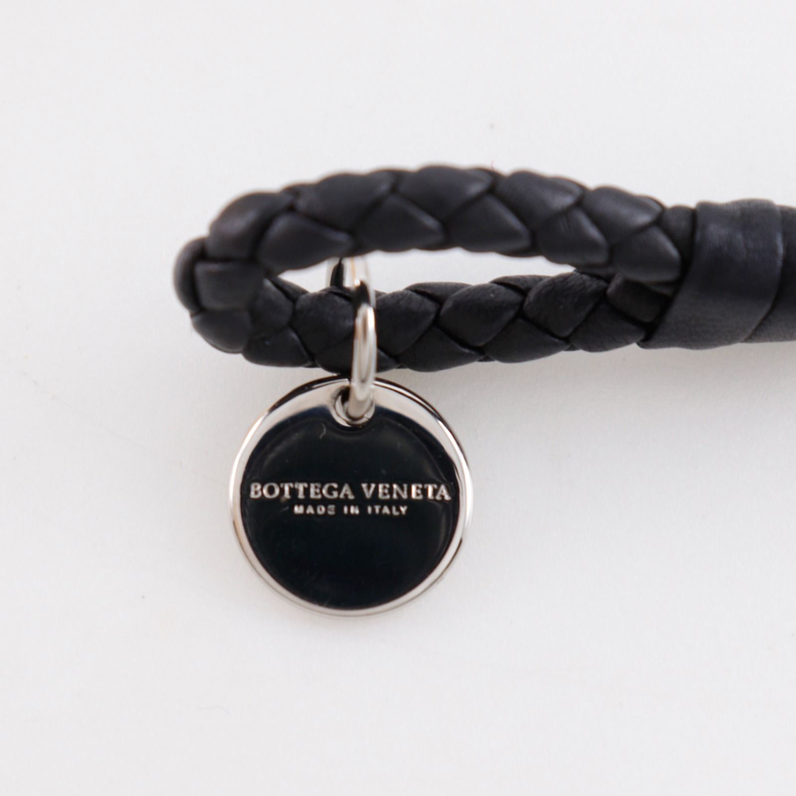 Bottega Veneta Intrecciato Leather Black Bracelet — view 6