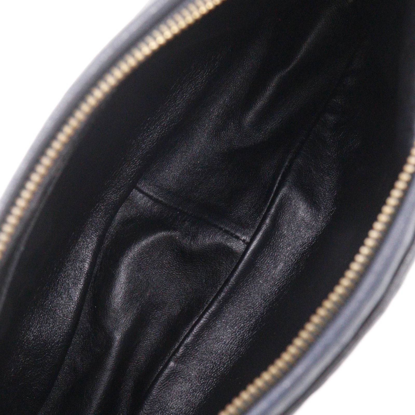Chanel Chain Shoulder Bag with Fringe Quilted Vintage Calfskin Black — view 6
