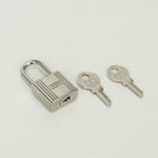 Hermes Picotin Lock PM 18 Tote Taurillon Clemence Etoupe Gray Silver Handbag — view 9