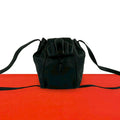 Loewe Vintage Logo Leather Mini Drawstring Shoulder Bag Pochette Crossbody Black