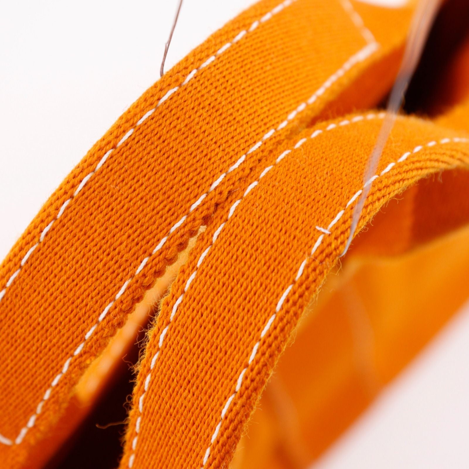 Hermes Deauville PM French Festival of Hawaii Exclusive Cotton Canvas Orange — view 5