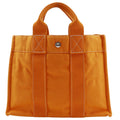 Hermes Deauville PM French Festival of Hawaii Exclusive Cotton Canvas Orange