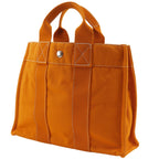 Hermes Deauville PM French Festival of Hawaii Exclusive Cotton Canvas Orange — view 2
