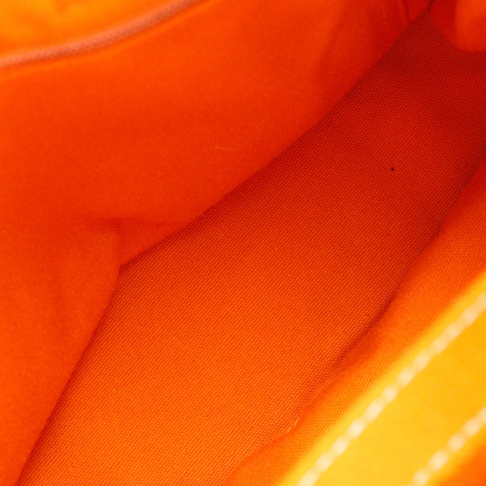 Hermes Deauville PM French Festival of Hawaii Exclusive Cotton Canvas Orange — view 6