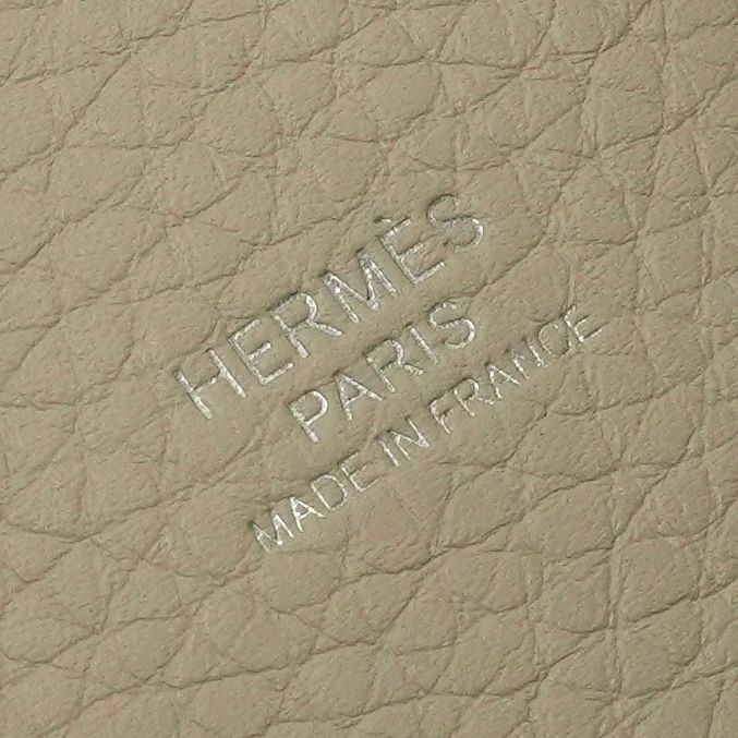 Hermes Picotin Lock PM 18 Tote Taurillon Clemence Cles Craie White Silver — view 7