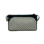Gucci Vintage Micro GG Logo Leather Mini Shoulder Bag Pochette Navy — view 3
