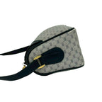 Gucci Vintage Micro GG Logo Leather Mini Shoulder Bag Pochette Navy — view 5