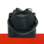 Louis Vuitton Vintage Petit Noe Epi Leather Shoulder Bag Tote Noir