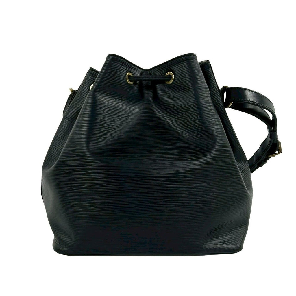 Louis Vuitton Vintage Petit Noe Epi Leather Shoulder Bag Tote Noir — view 3