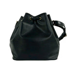 Louis Vuitton Vintage Petit Noe Epi Leather Shoulder Bag Tote Noir — view 3
