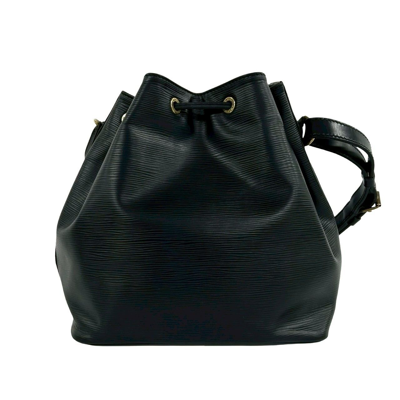 Louis Vuitton Vintage Petit Noe Epi Leather Shoulder Bag Tote Noir — view 3