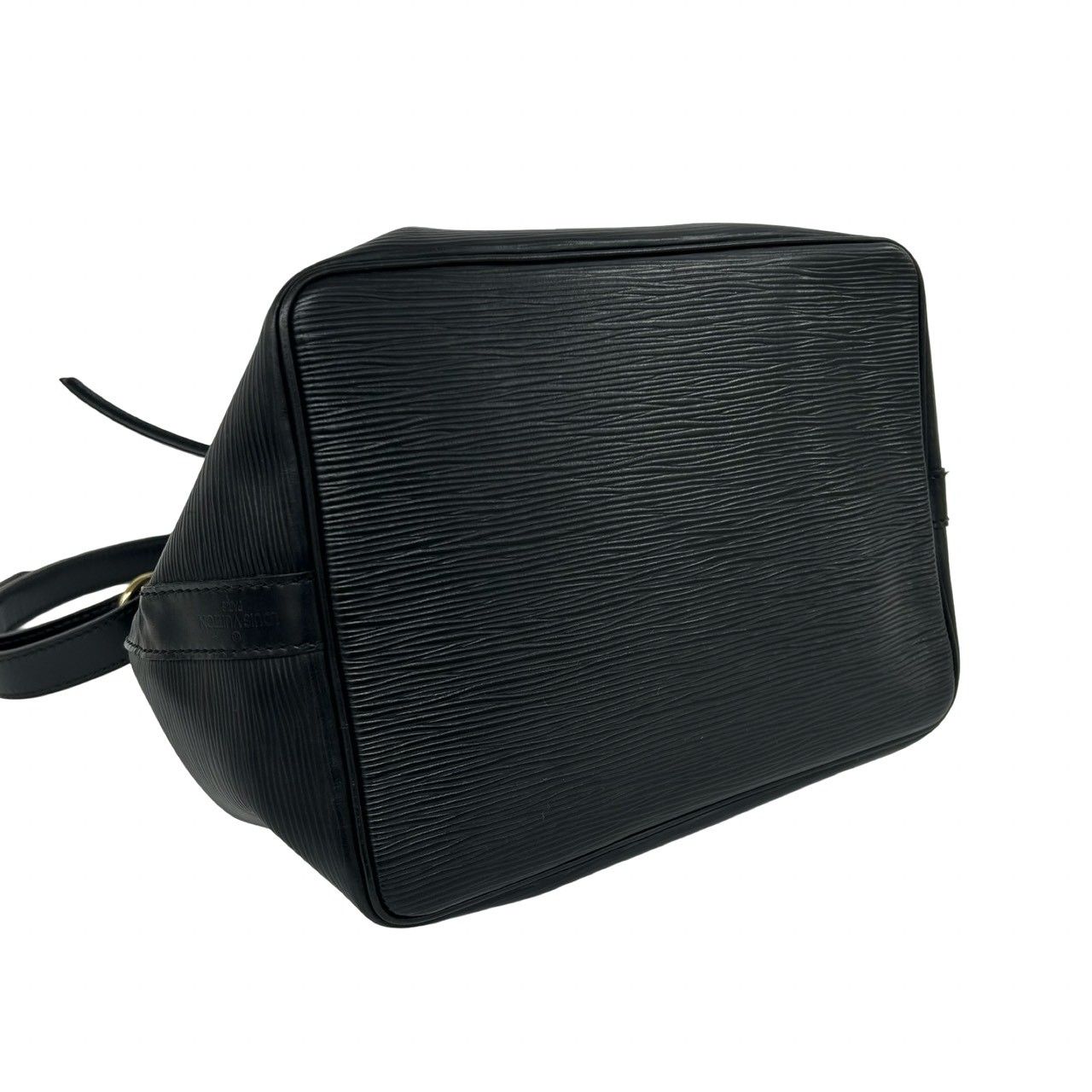 Louis Vuitton Vintage Petit Noe Epi Leather Shoulder Bag Tote Noir — view 7