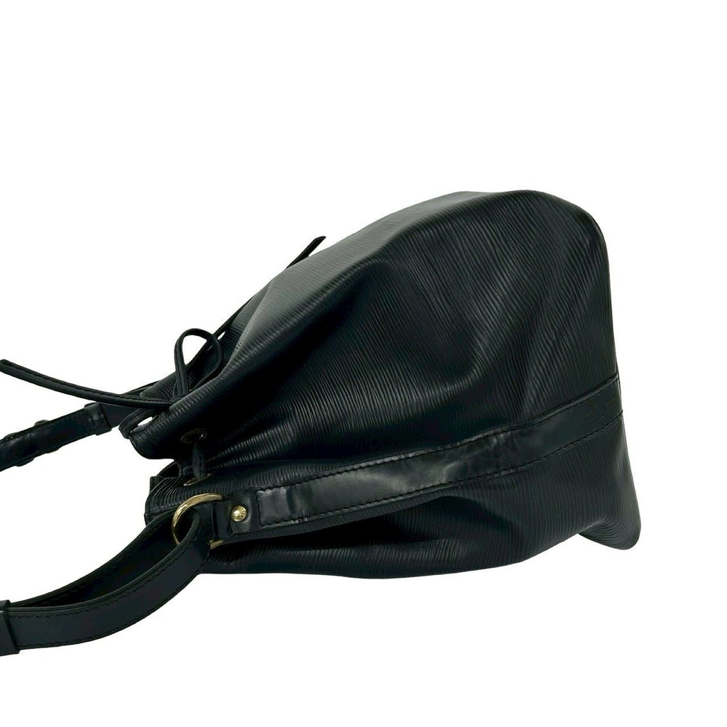 Louis Vuitton Vintage Petit Noe Epi Leather Shoulder Bag Tote Noir — view 5