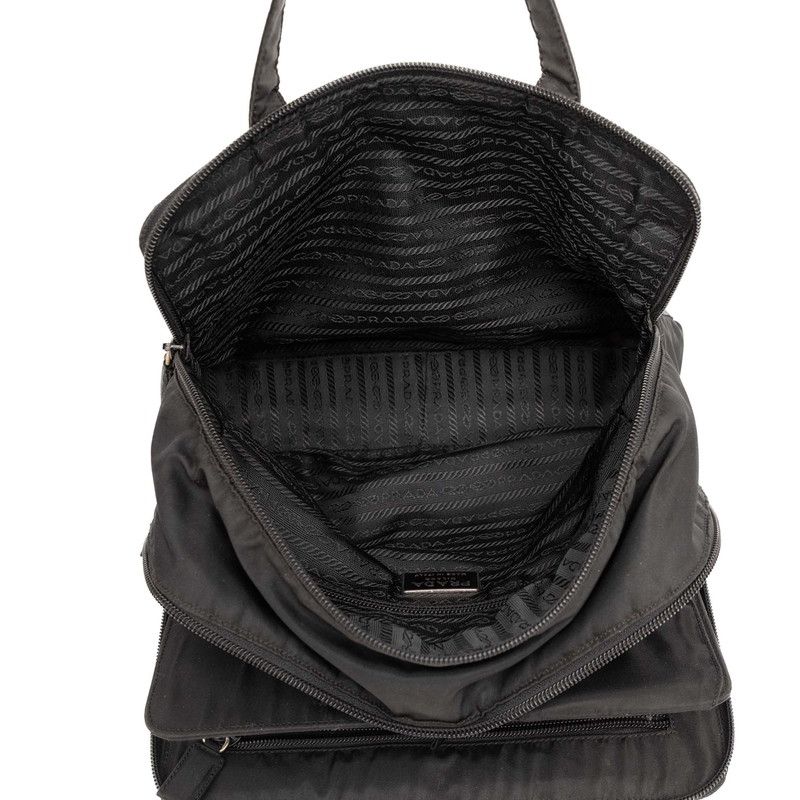 Prada Handbag / Cosmetic Bag / Black / Nylon / — view 4