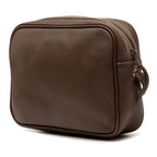 Dior Crossbody Shoulder Bag CD Logo Brown Leather — view 2