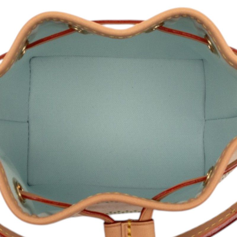 Louis Vuitton Damier Richesse Nano Noe Shoulder Bag / 2-Way Pistachio Green — view 4