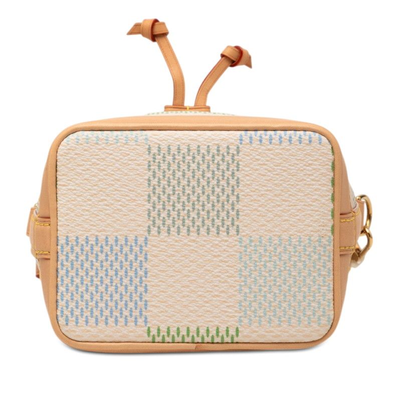 Louis Vuitton Damier Richesse Nano Noe Shoulder Bag / 2-Way Pistachio Green — view 3