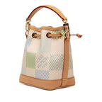 Louis Vuitton Damier Richesse Nano Noe Shoulder Bag / 2-Way Pistachio Green — view 2