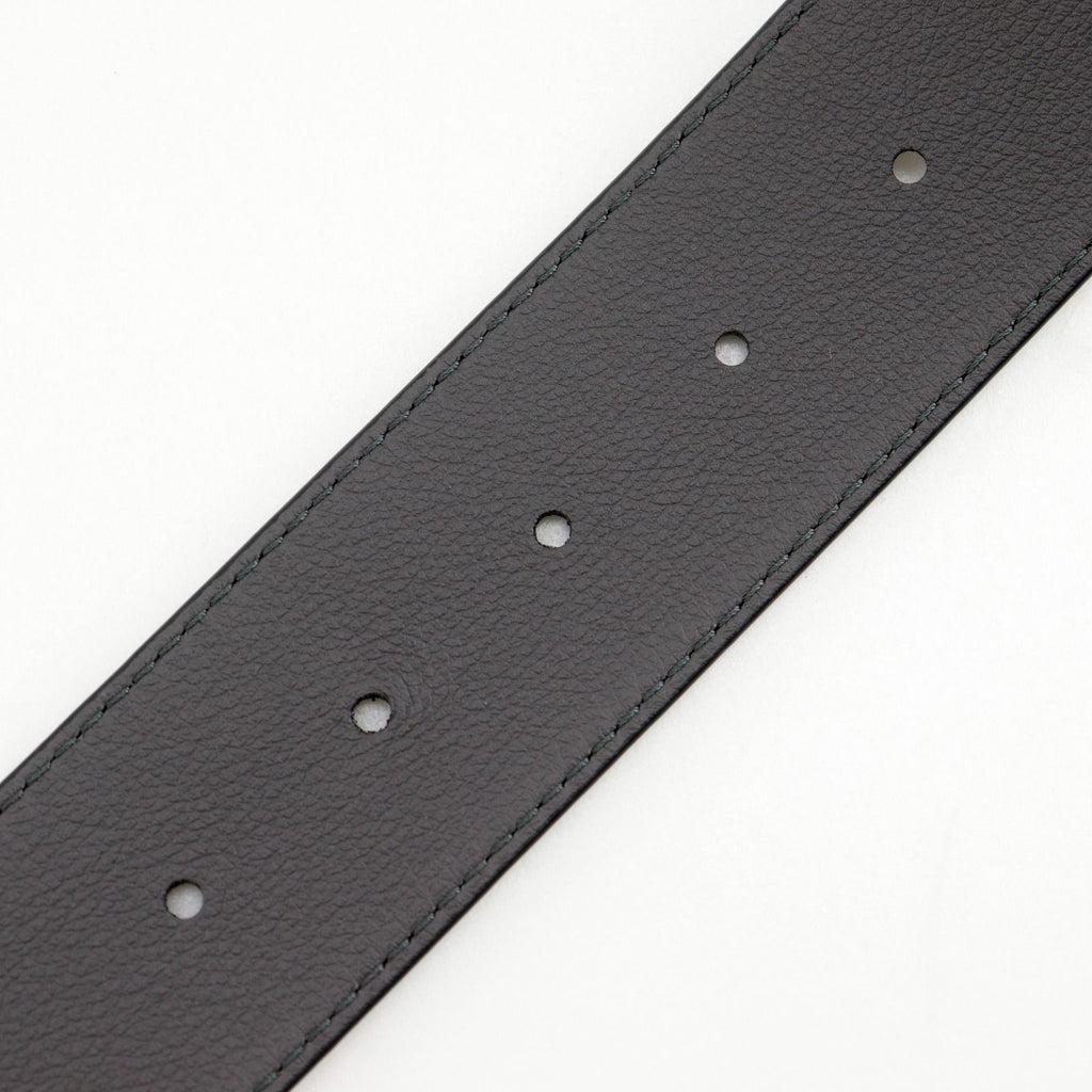 Louis Vuitton Belt LV Damier 40 Reversible Leather Gold Plated Black Gray — view 6