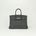 Hermes Birkin 35 Tote Togo Graphite Gray Silver