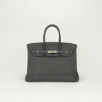 Hermes Birkin 35 Tote Togo Graphite Gray Silver