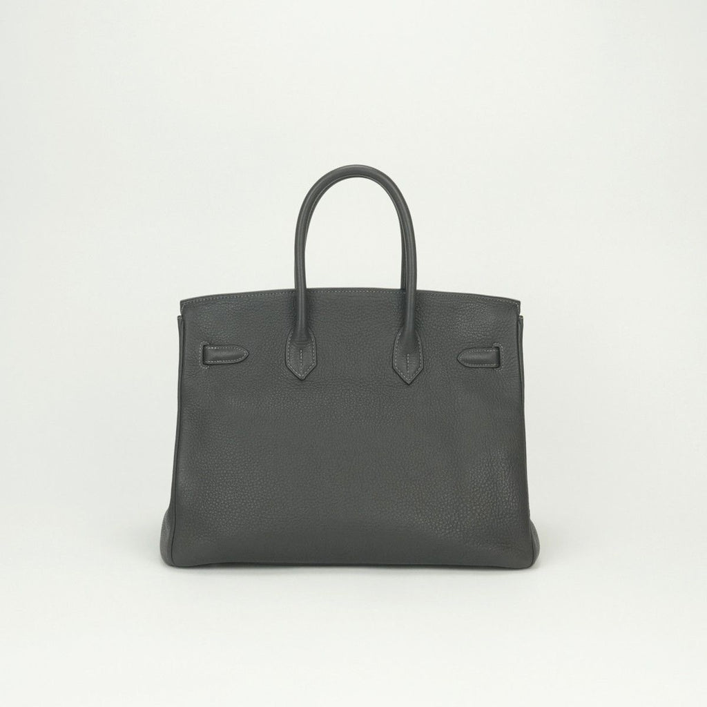 Hermes Birkin 35 Tote Togo Graphite Gray Silver — view 3