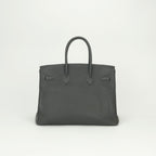 Hermes Birkin 35 Tote Togo Graphite Gray Silver — view 3
