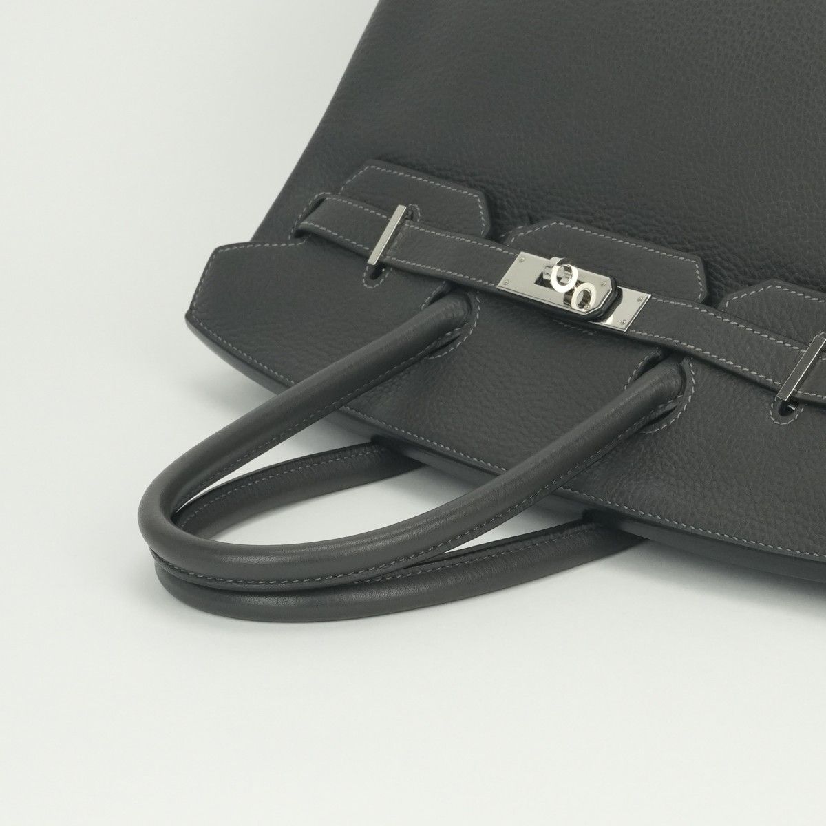 Hermes Birkin 35 Tote Togo Graphite Gray Silver — view 4