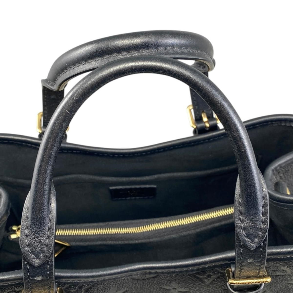 Louis Vuitton Shoulder Bag Babylon Tote PM Monogram Empreinte Noir Black — view 9