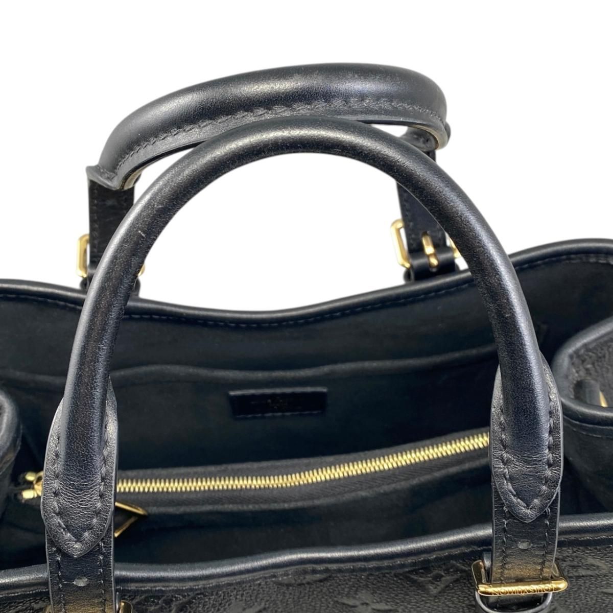 Louis Vuitton Shoulder Bag Babylon Tote PM Monogram Empreinte Noir Black — view 9