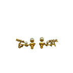 Dior Earrings J'adior Gold Pearl White Star — view 2