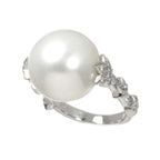 Chanel Comet Ring White Butterfly Pearl Diamond 18k WG White Gold 750 — view 6