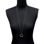 Tiffany & Co Open Heart 36 Long Necklace 77 cm 18k YG Yellow Gold — view 8