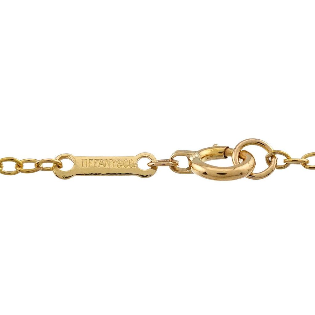 Tiffany & Co Open Heart 36 Long Necklace 77 cm 18k YG Yellow Gold — view 5