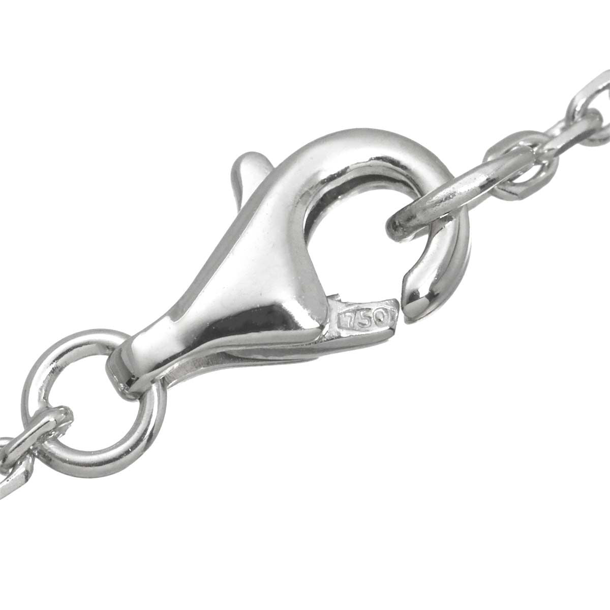 Chanel Camellia Diamond Necklace 41 cm 18k WG White Gold 750 Flower — view 6