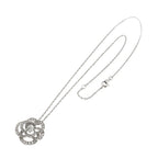 Chanel Camellia Diamond Necklace 41 cm 18k WG White Gold 750 Flower — view 2