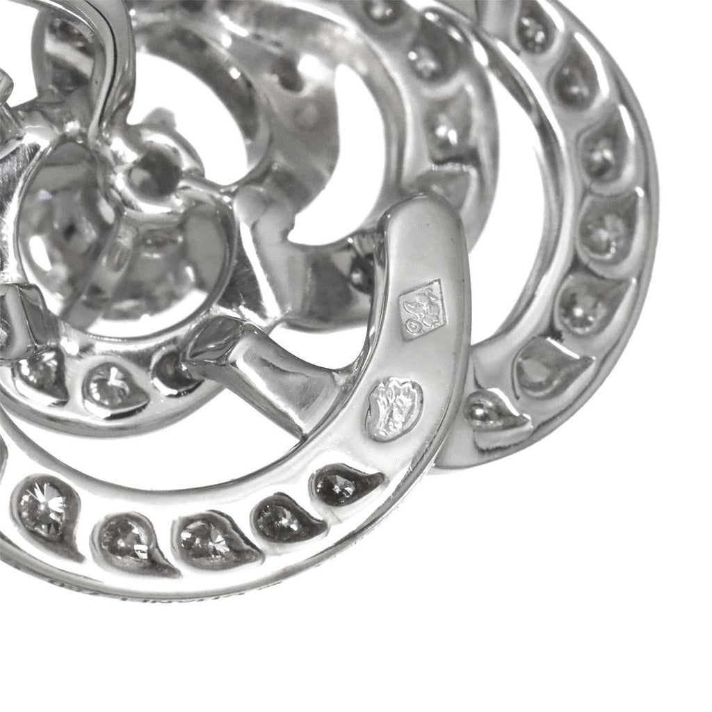 Chanel Camellia Diamond Necklace 41 cm 18k WG White Gold 750 Flower — view 5