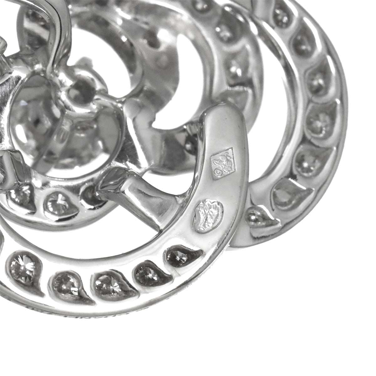 Chanel Camellia Diamond Necklace 41 cm 18k WG White Gold 750 Flower — view 5