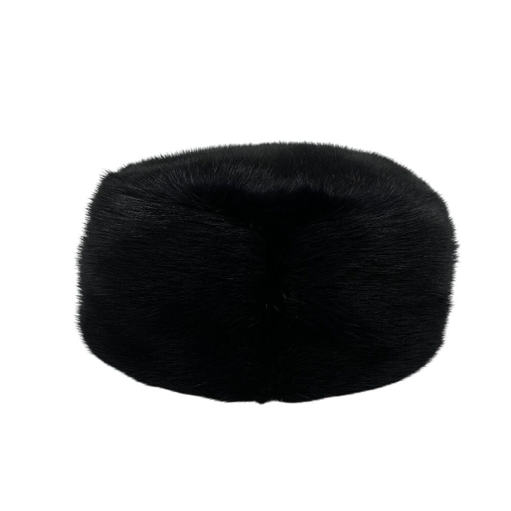 Prada Fur Hat Black — view 2