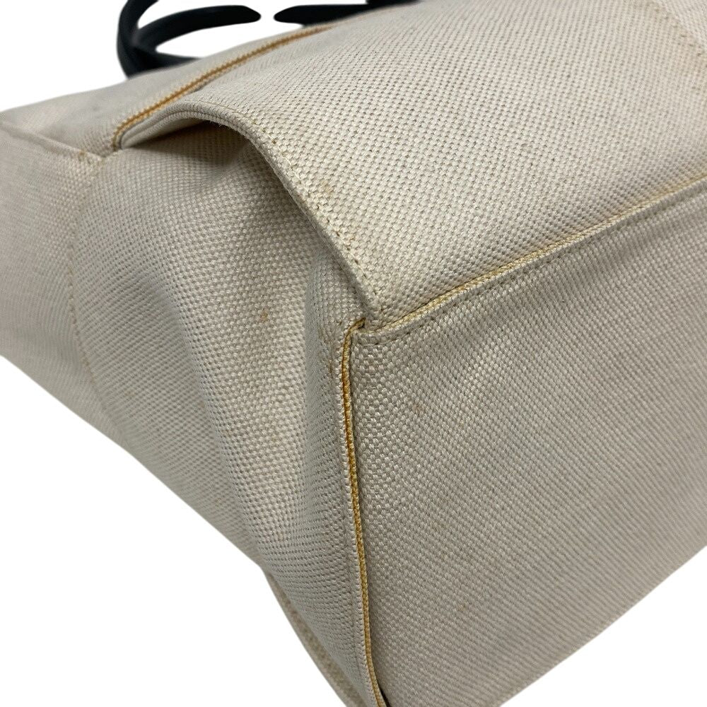 Bottega Veneta the Arco Tote Canvas Handbag Ivory — view 4