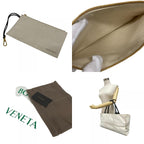 Bottega Veneta the Arco Tote Canvas Handbag Ivory — view 8
