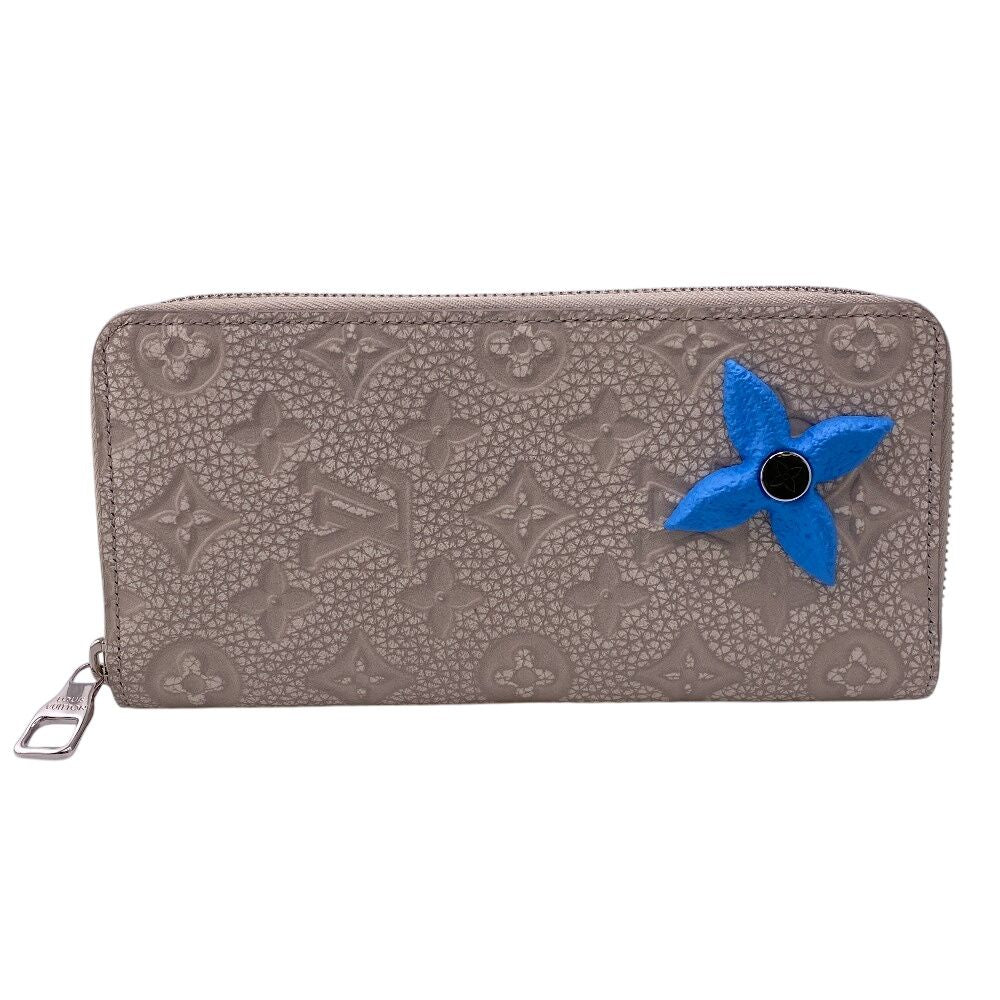 Louis Vuitton Zippy Wallet Vertical Zip Around Taurillon Climbing Leather
