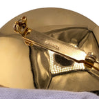 Chanel Gripoix Brooch Gold — view 5