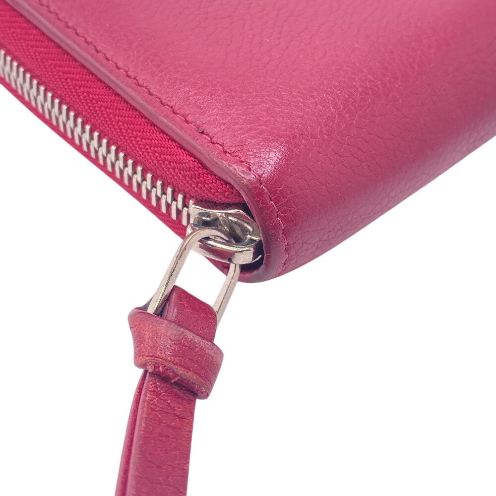Louis Vuitton Zippy LV Logo Lockme Leather Wallet Winered — view 3