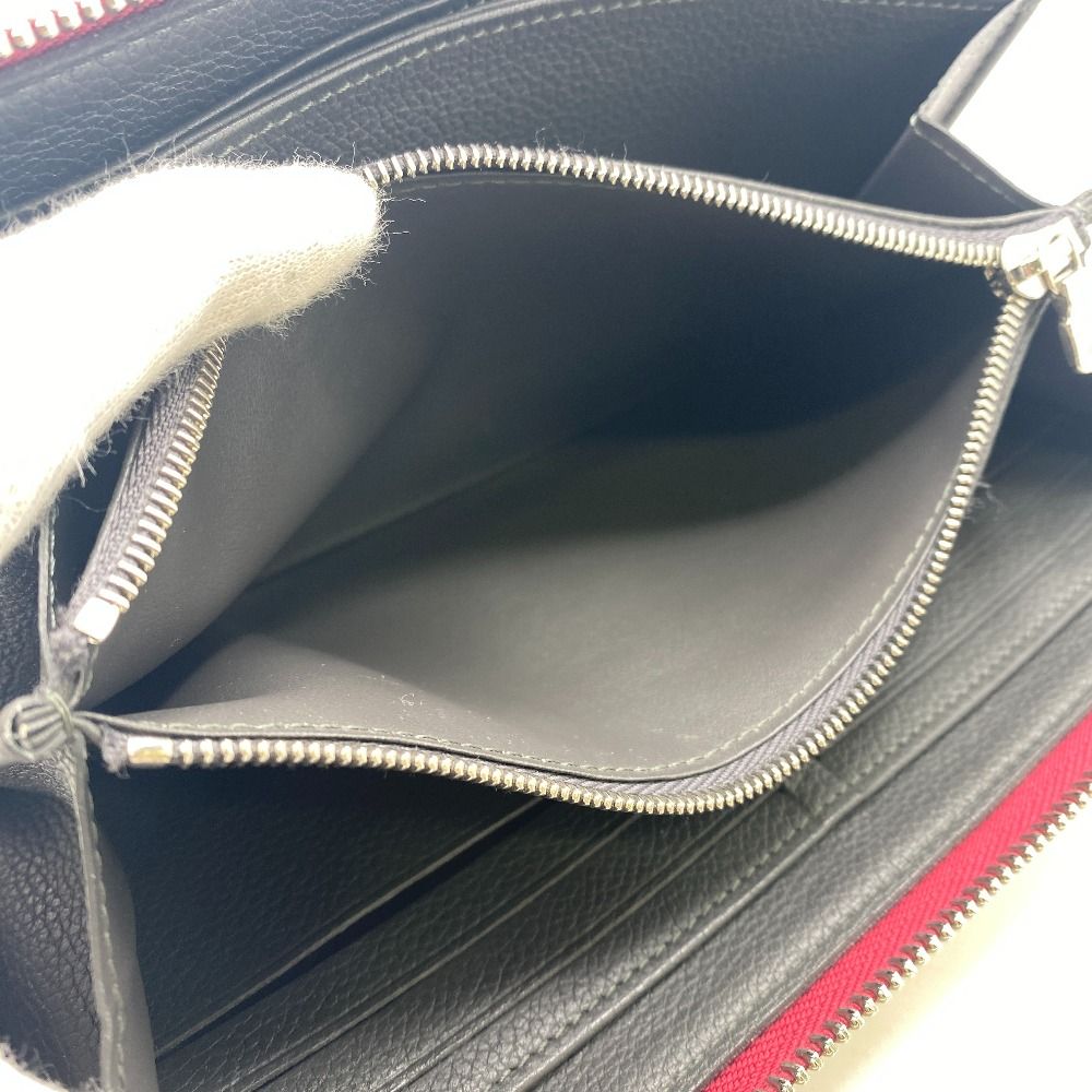 Louis Vuitton Zippy LV Logo Lockme Leather Wallet Winered — view 7