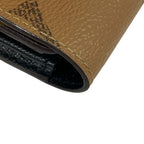 Louis Vuitton Portofui Sarah Monogram Giant Reverse Leather Wallet Brown — view 3