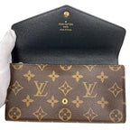 Louis Vuitton Portofui Sarah Monogram Giant Reverse Leather Wallet Brown — view 7