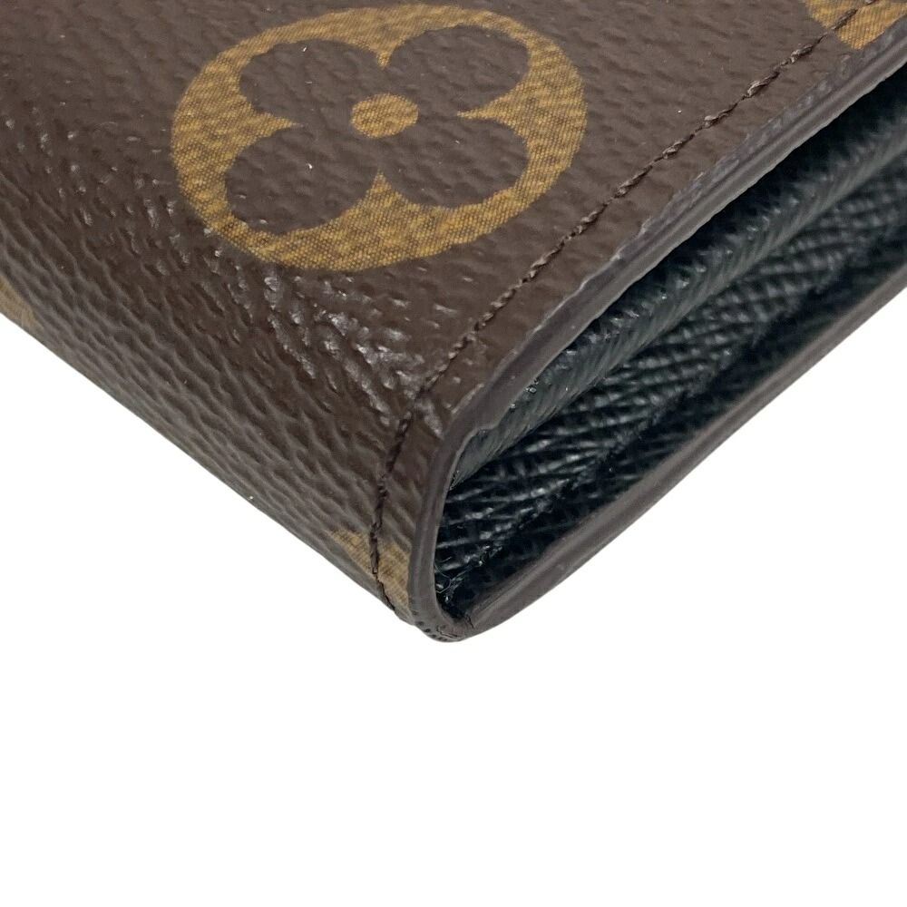 Louis Vuitton Portofui Sarah Monogram Giant Reverse Leather Wallet Brown — view 4