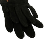 Hermes Bolide Gigi Suede Gloves Black — view 4