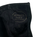 Hermes Bolide Gigi Suede Gloves Black — view 3